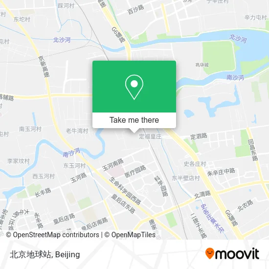 北京地球站 map