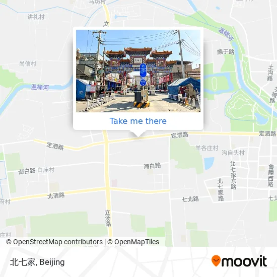 北七家 map