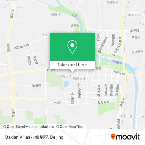 Baxian Villas八仙别墅 map