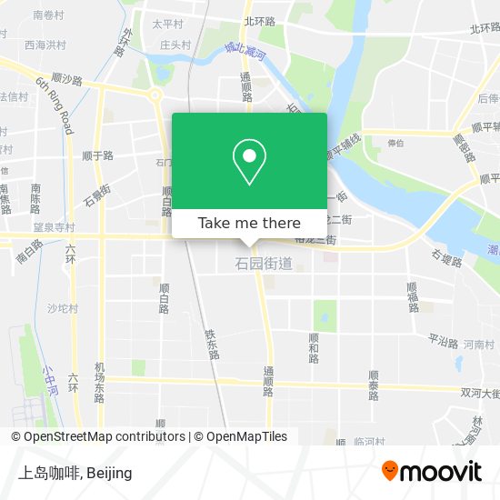 上岛咖啡 map