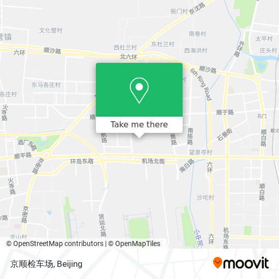 京顺检车场 map