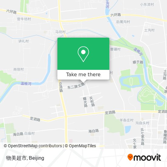 物美超市 map