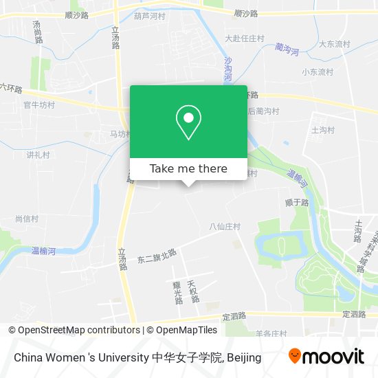 China  Women 's University 中华女子学院 map