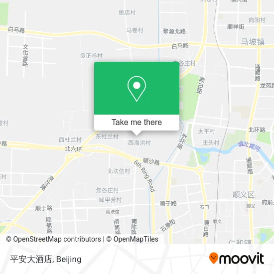 平安大酒店 map