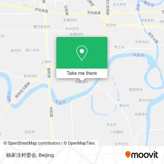 杨家洼村委会 map