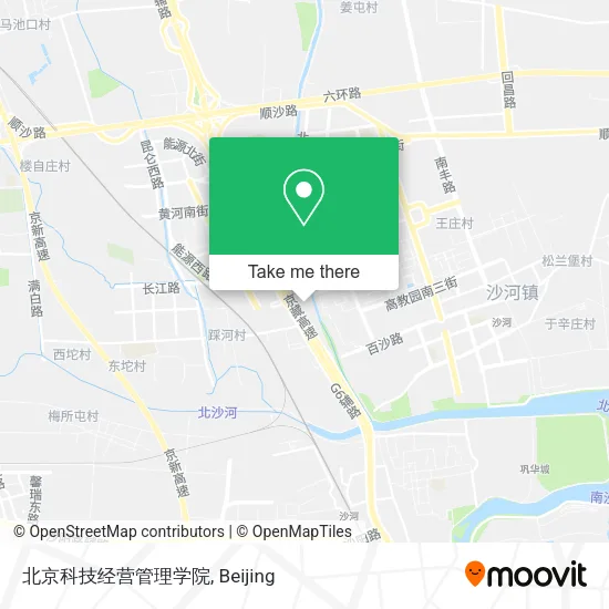 北京科技经营管理学院 map
