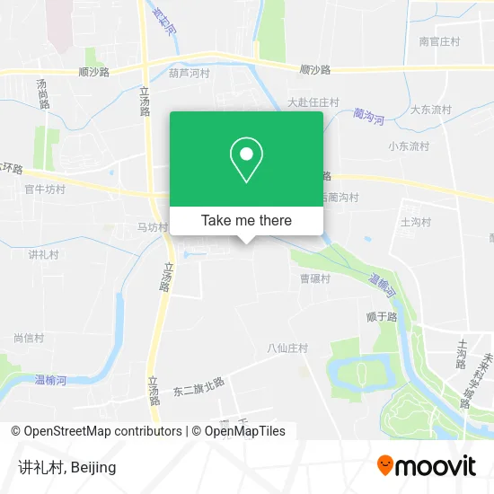 讲礼村 map
