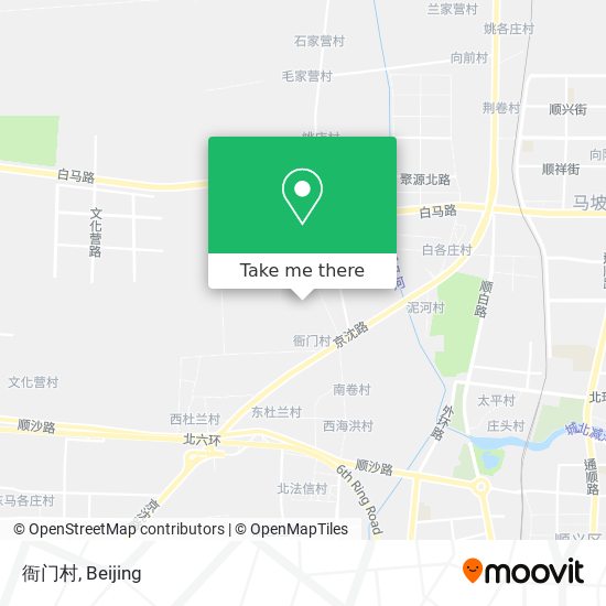 衙门村 map