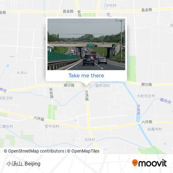 小汤山 map