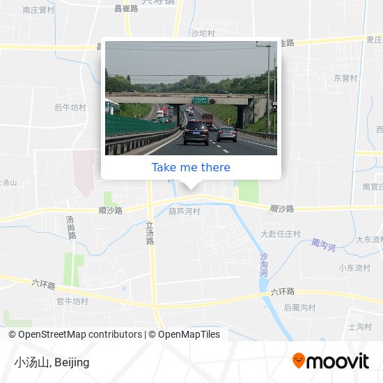 小汤山 map