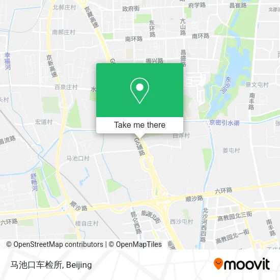 马池口车检所 map