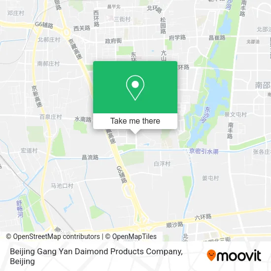 Beijing Gang Yan Daimond Products Company map