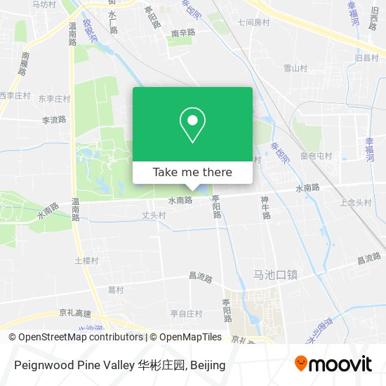 Peignwood Pine Valley 华彬庄园 map
