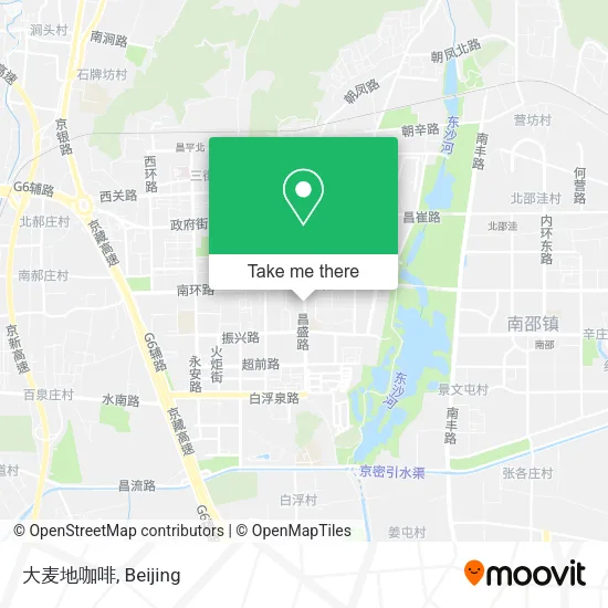 大麦地咖啡 map