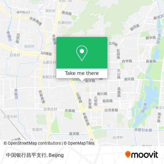 中国银行昌平支行 map