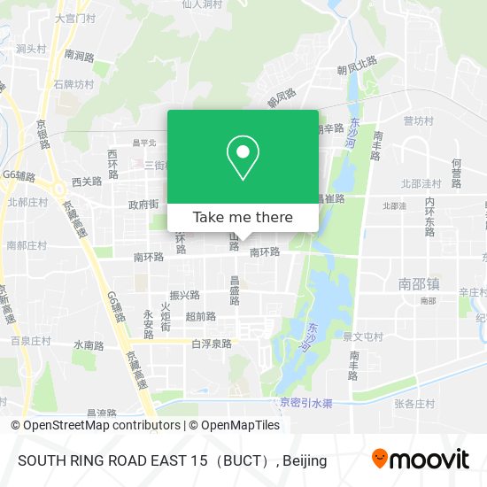 SOUTH RING ROAD EAST 15（BUCT） map