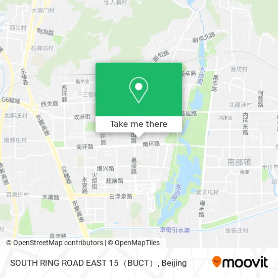 SOUTH RING ROAD EAST 15（BUCT） map