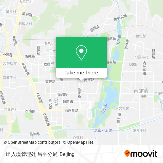 出入境管理处 昌平分局 map