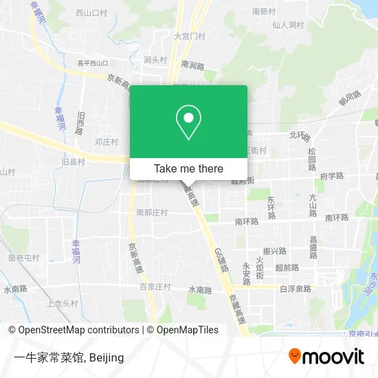 一牛家常菜馆 map