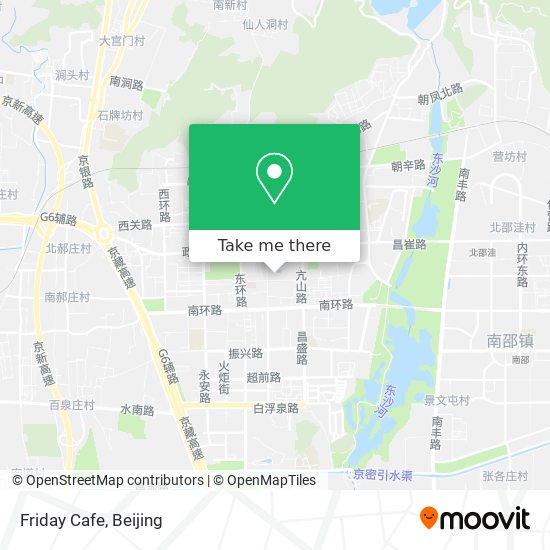 Friday Cafe map