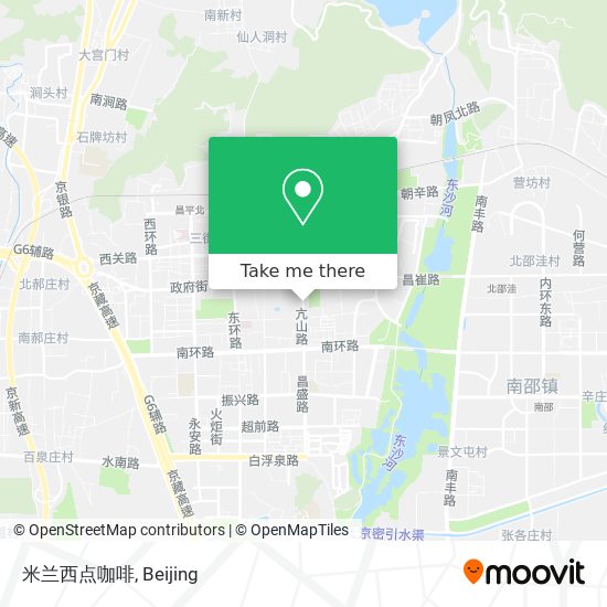 米兰西点咖啡 map