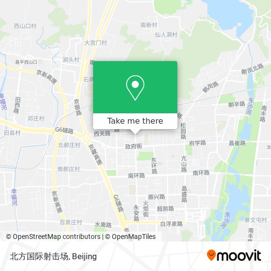 北方国际射击场 map