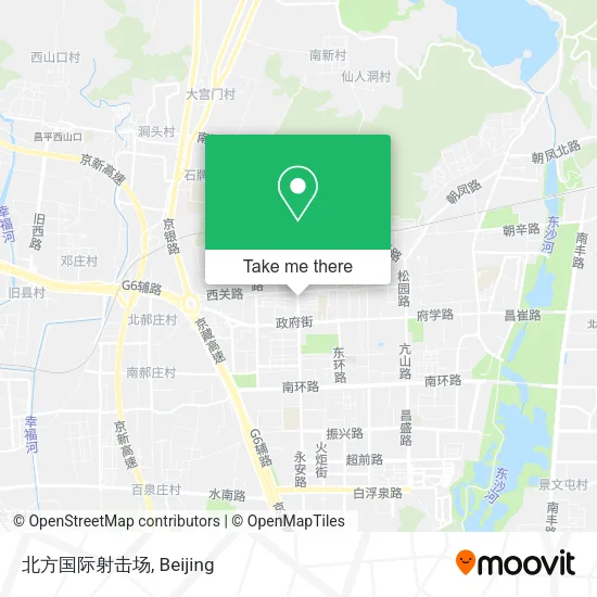 北方国际射击场 map