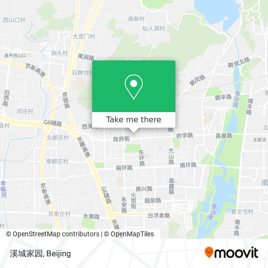 溪城家园 map