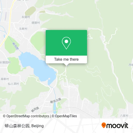 蟒山森林公园 map