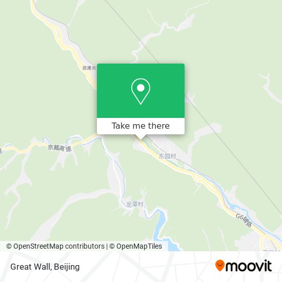 Great Wall map