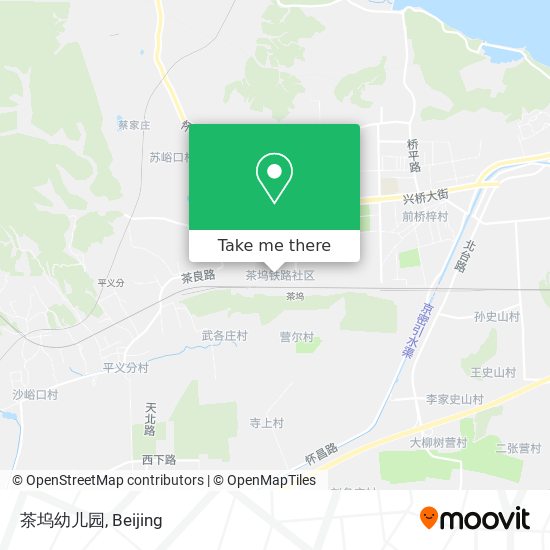 茶坞幼儿园 map