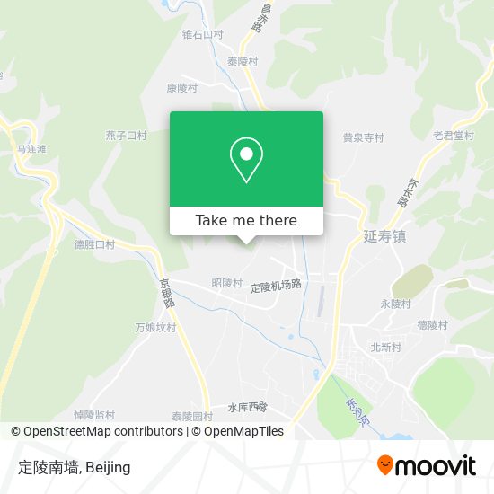 定陵南墙 map