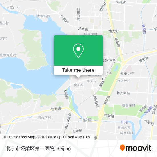北京市怀柔区第一医院 map