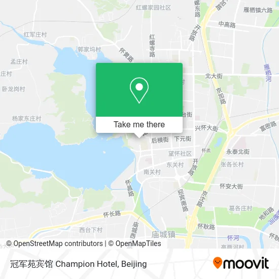 冠军苑宾馆 Champion Hotel map