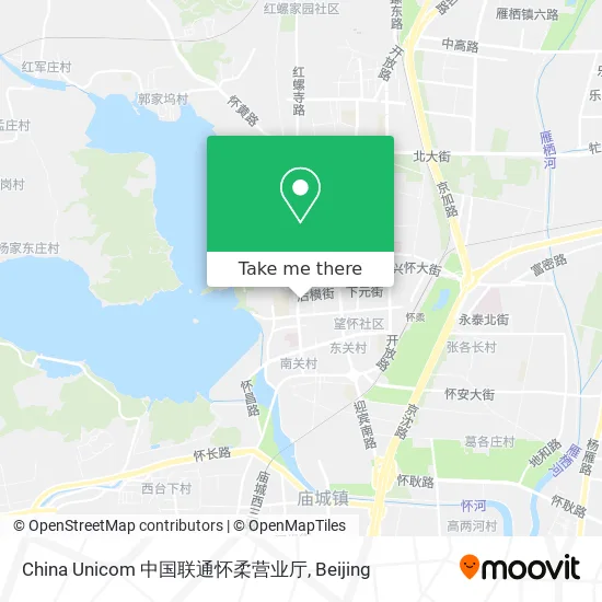China Unicom 中国联通怀柔营业厅 map