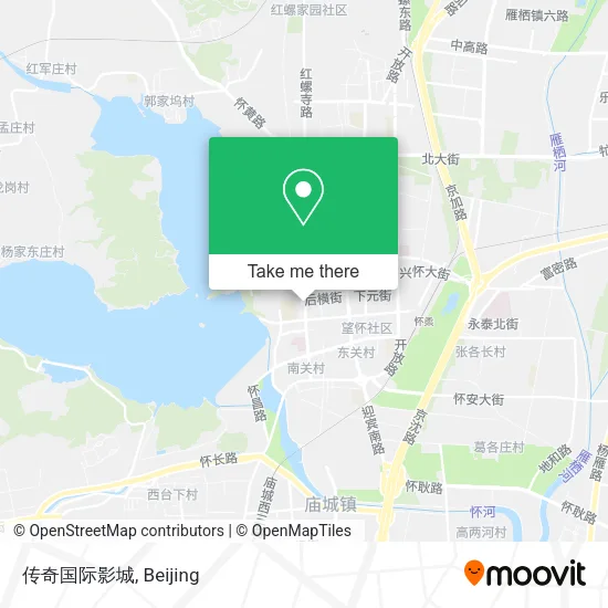 传奇国际影城 map