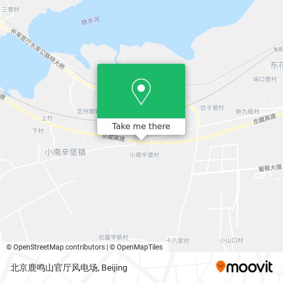 北京鹿鸣山官厅风电场 map