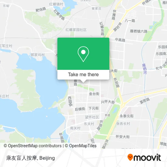 康友盲人按摩 map