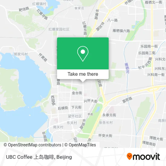 UBC Coffee 上岛咖啡 map