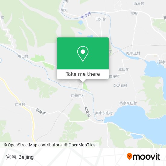 宽沟 map
