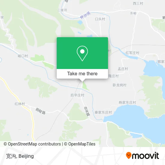 宽沟 map