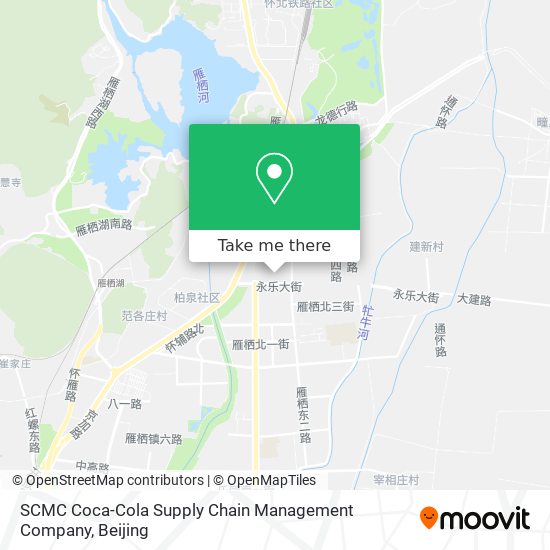 SCMC Coca-Cola Supply Chain Management Company map