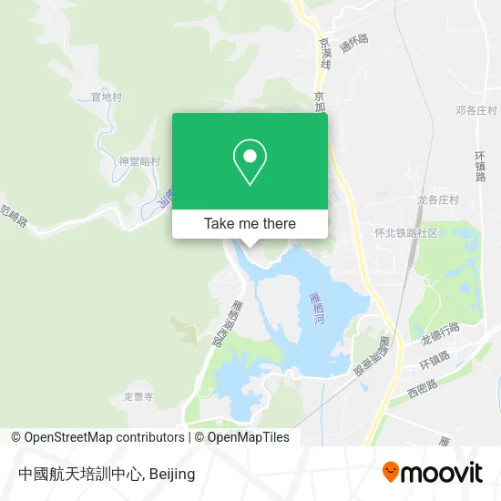 中國航天培訓中心 map