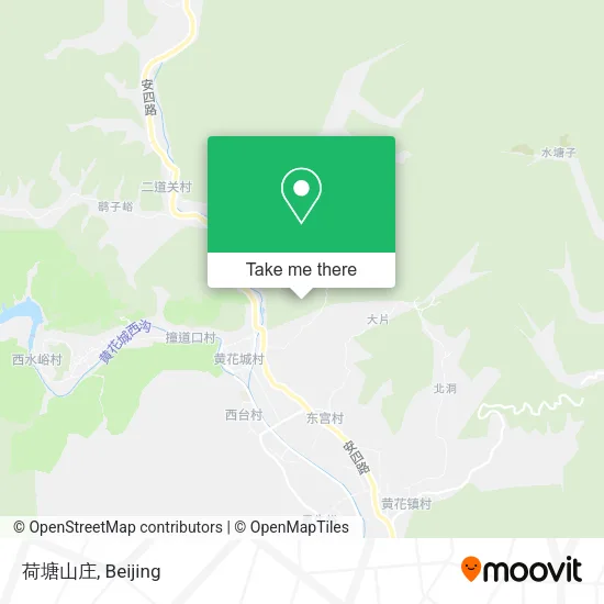 荷塘山庄 map