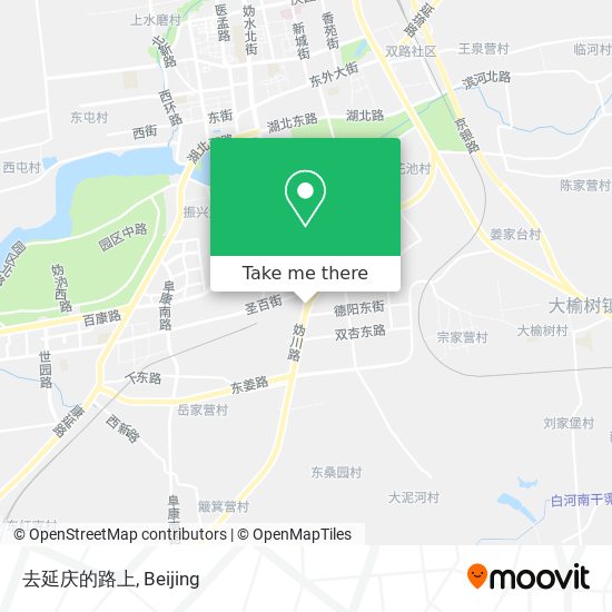 去延庆的路上 map