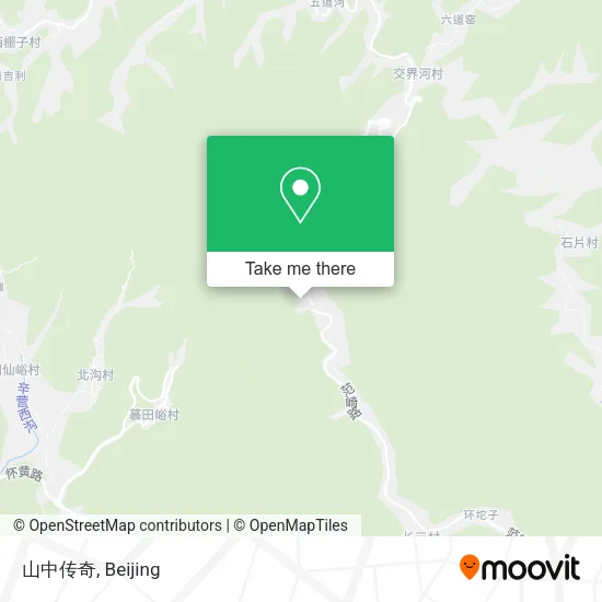 山中传奇 map