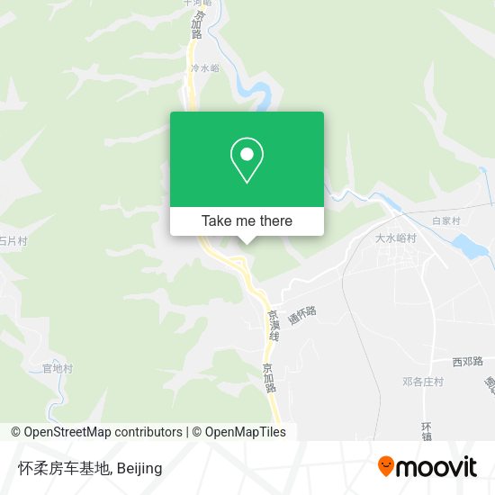 怀柔房车基地 map