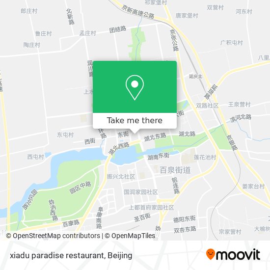 xiadu paradise restaurant map