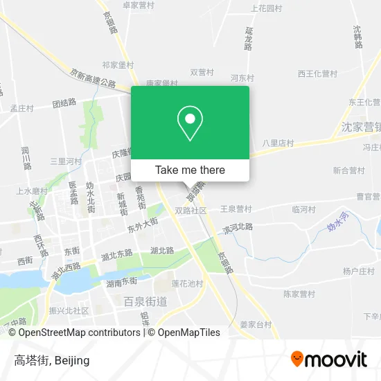 高塔街 map