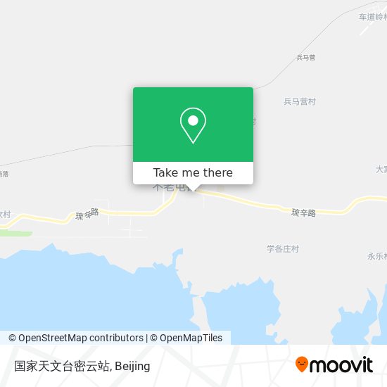 国家天文台密云站 map